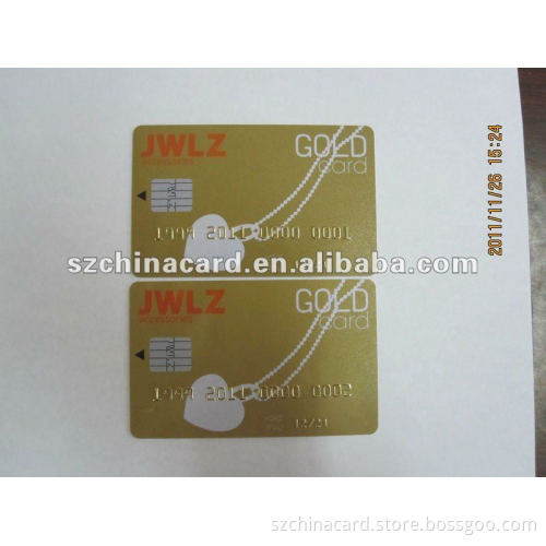 Printed PVC Gold Membership Card VIP Card